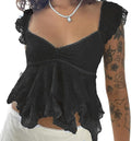 Ultra Soft Lace Trim Essential Tank
