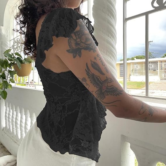 Ultra Soft Lace Trim Essential Tank